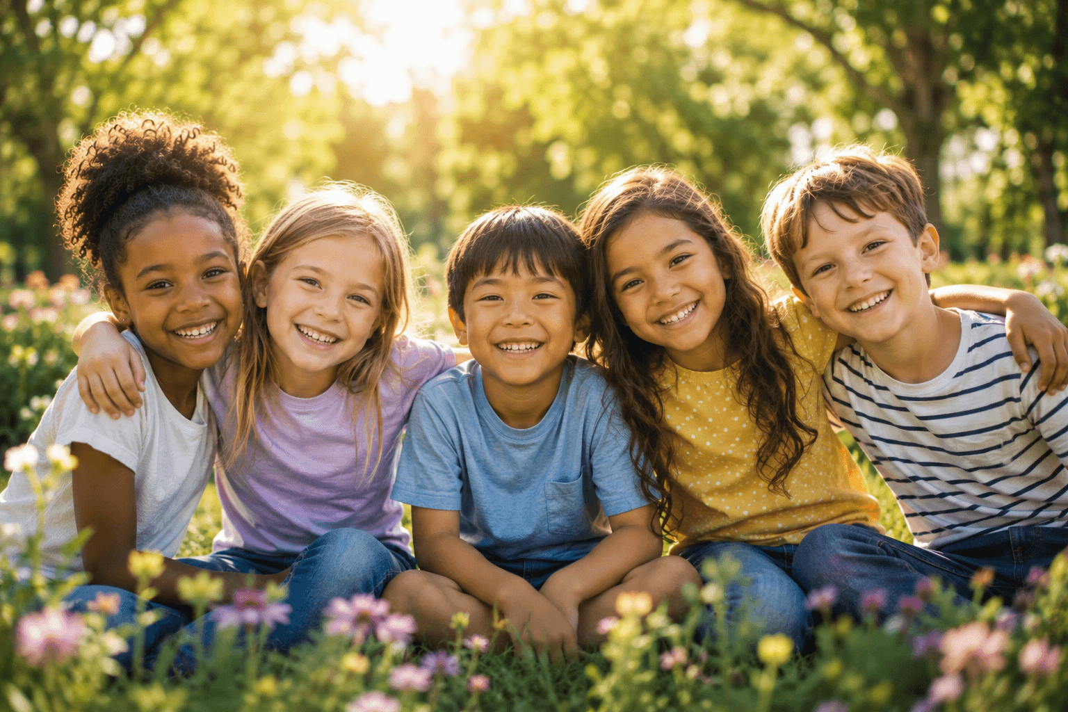 Children smiling